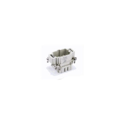 Insert HE, Raccordement à vis, femelle, 6 pin, 16A, Polycarbonate, 6B 